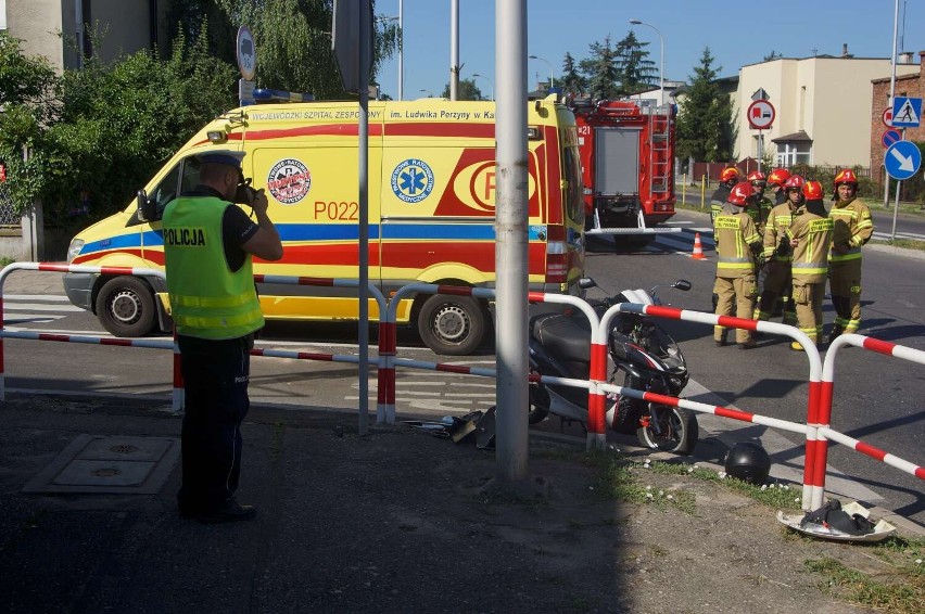 Wypadek na alei Wojska Polskiego w Kaliszu. Potrąciła autem...