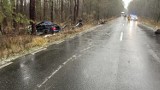 Śmiertelny wypadek na drodze wojewódzkiej nr 180. Zginął na oczach dzieci