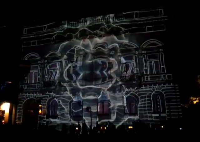 Łodzianie mogli podziwiać już Video Mapping 3D podczas Light Move Festival 2012