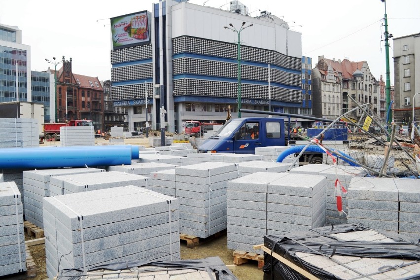 Przebudowa centrum Katowic - remont rynku