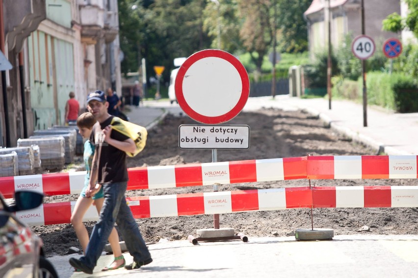 Rozpoczął się remont ulicy Paderewskiego w Wałbrzychu
