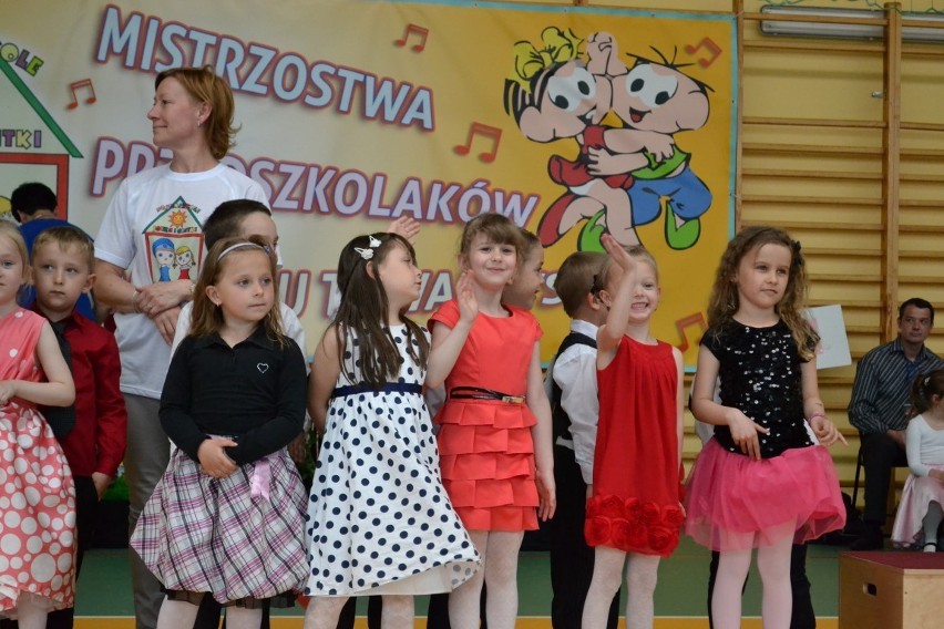 Mistrzostwa tańca towarzyskiego przedszkolaków w Człuchowie....