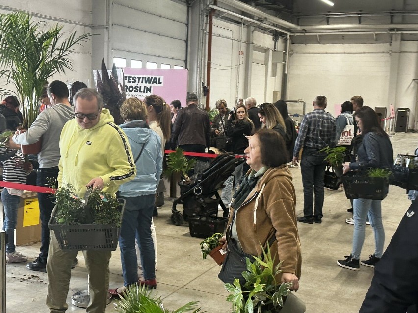 Ludzie na Festiwalu Roślin w Kielcach. Mnóstwo osób szukało ciekawych roślin. Zobaczcie zdjęcia