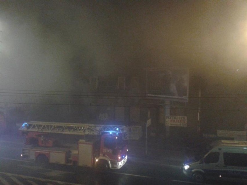 Pożar Sołtysówki przy ul. Głogowskiej w Poznaniu