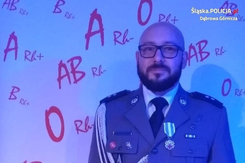 Dąbrowski policjant wśród zasłużonych dla zdrowia narodu ZDJĘCIA 