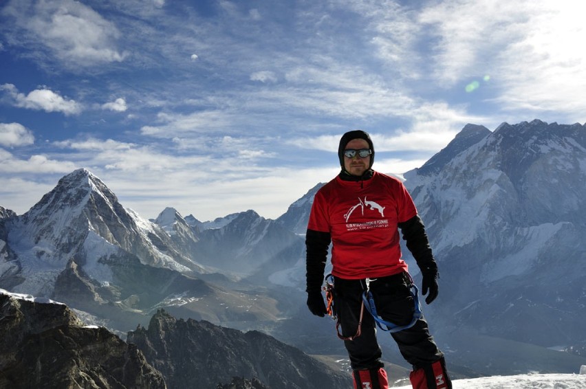 Bartłomiej Wróblewski, zdobywca najwyższych szczytów świata.