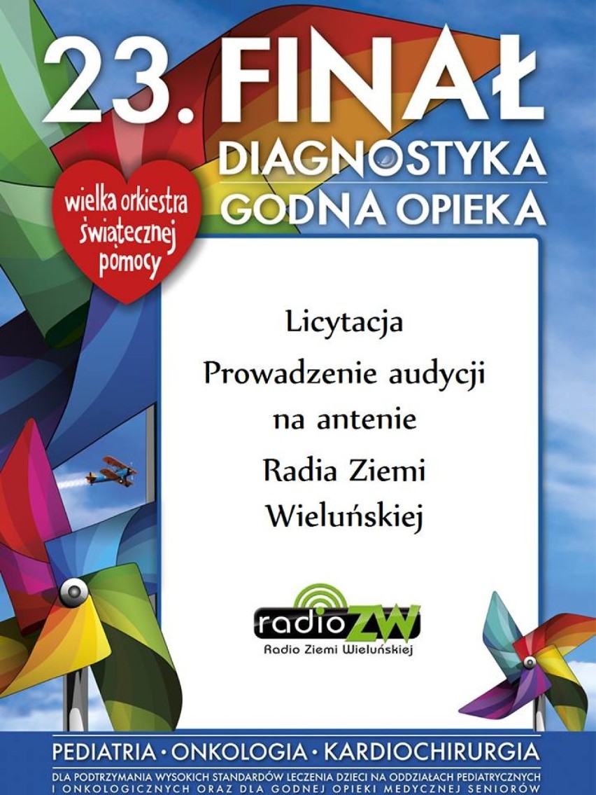 Co będzie można wylicytować podczas 23. Finału WOŚP w Wieluniu