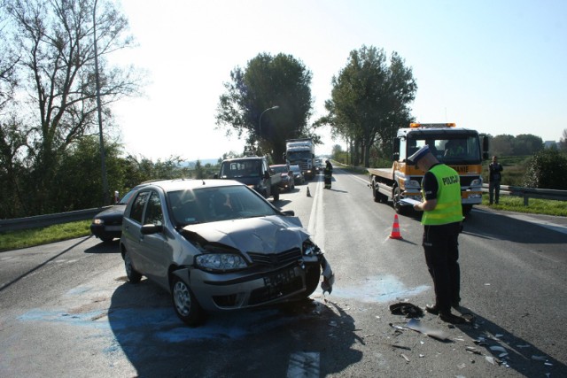 Ze wstępnych ustaleń policji wynika, że sprawcą zdarzenia był kierujący mercedesem vito 33-letni mieszkaniec Torunia, który wyjeżdżając ze strony Głogówka nie ustąpił pierwszeństwa nadjeżdżającemu ze strony Chełmna fiatowi punto, prowadzonego przez 25-letnią kobietę.