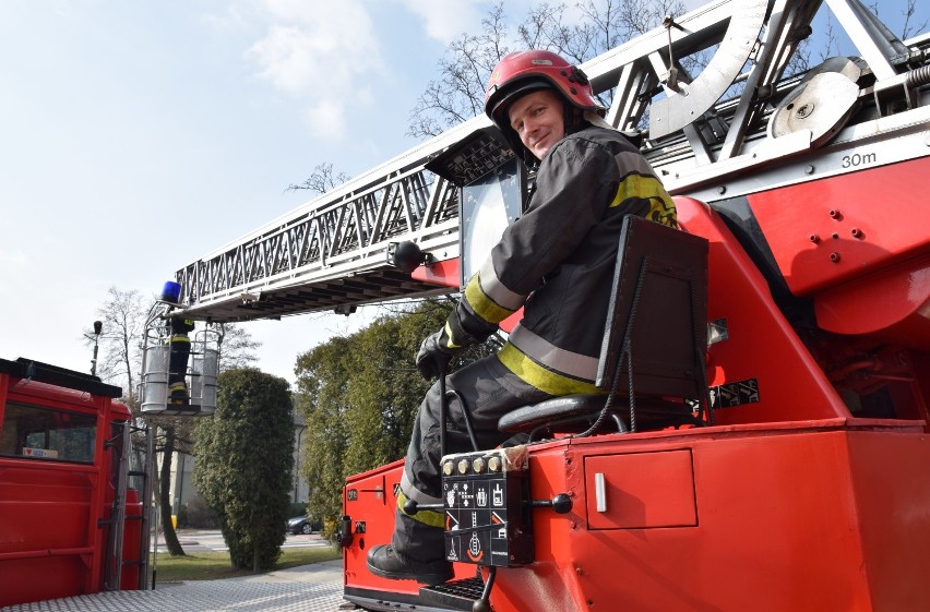 Drabina wodzisławskiej straży pożarnej służy już od 41 lat.