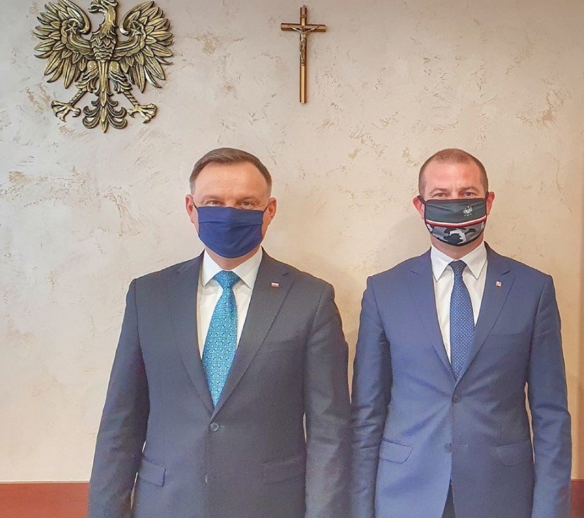 Starosta powiatu dębickiego spotkał się z prezydentem Andrzejem Dudą