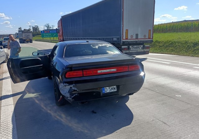 Uwaga! Wypadek na autostradzie A4 pod Wrocławiem, utrudnienia w ruchu