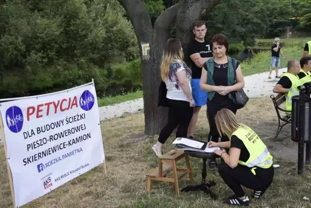 Podpisy pod petycją zbierano m.in. podczas weekendowych imprez plenerowych w Skierniewicach