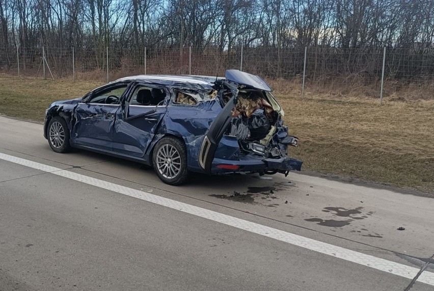 Wypadek na autostradzie A4 pod Wrocławiem, droga jest...