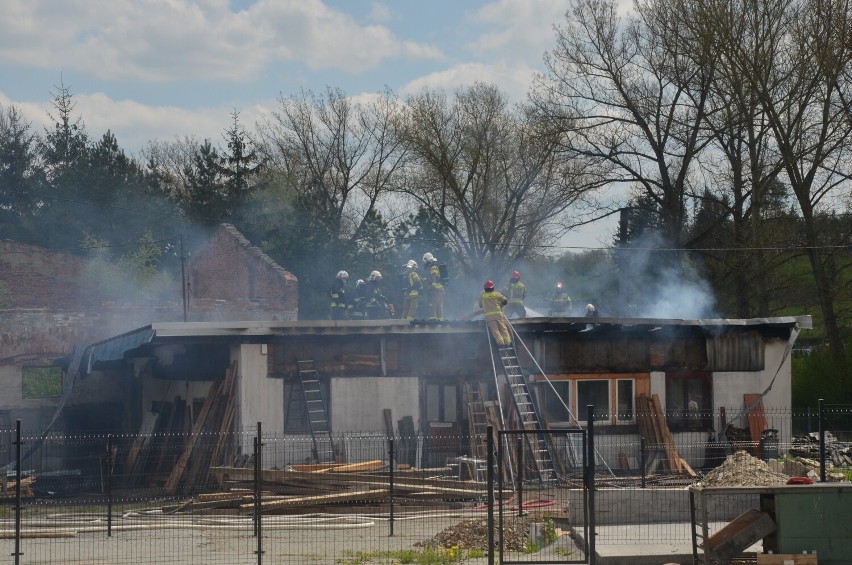 Pożar warsztatu stolarskiego w Szalejowie Górnym