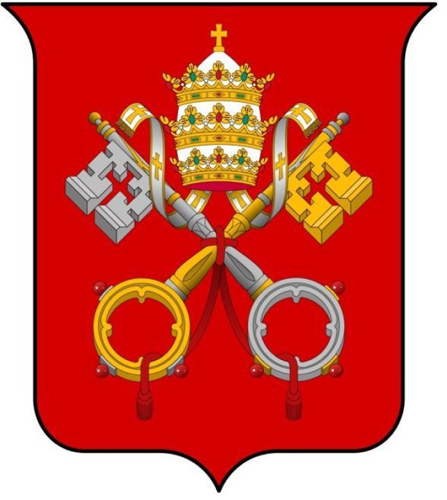 Coat of arms of the Vatican City. public domain