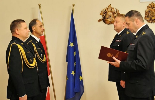 Nowy zastępca komendanta miejskiego straży pożarnej w Piotrkowie (PSP). Został nim bryg. Jan Mielczarek
