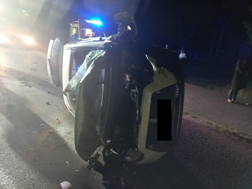 Wypadek trzech samochodów w Słopanowie                     
