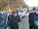 Protest taksówkarzy w Radomsku. „Rząd o nas zapomniał” [ZDJĘCIA, FILM]