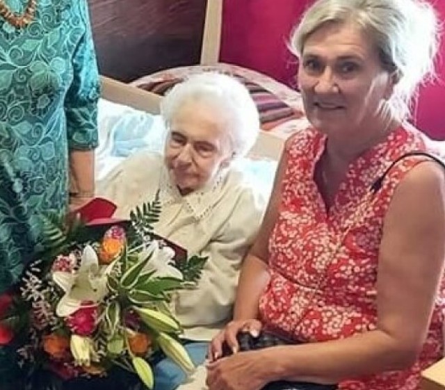 Pani Józefa Schwartz skończyła 105 lat. Jest najstarszą mieszkanką gminy Koronowo