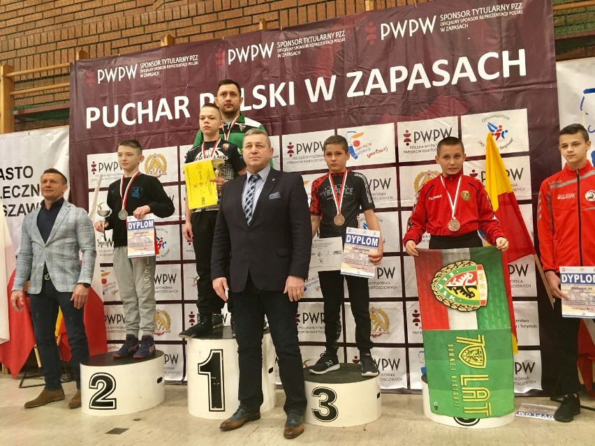 Mateusz Ropiak zdobył Puchar Polski juniorów młodszych w zapasach!