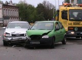 Wypadek w Kaliszu: Zderzenie dwóch aut na Nowym Świecie