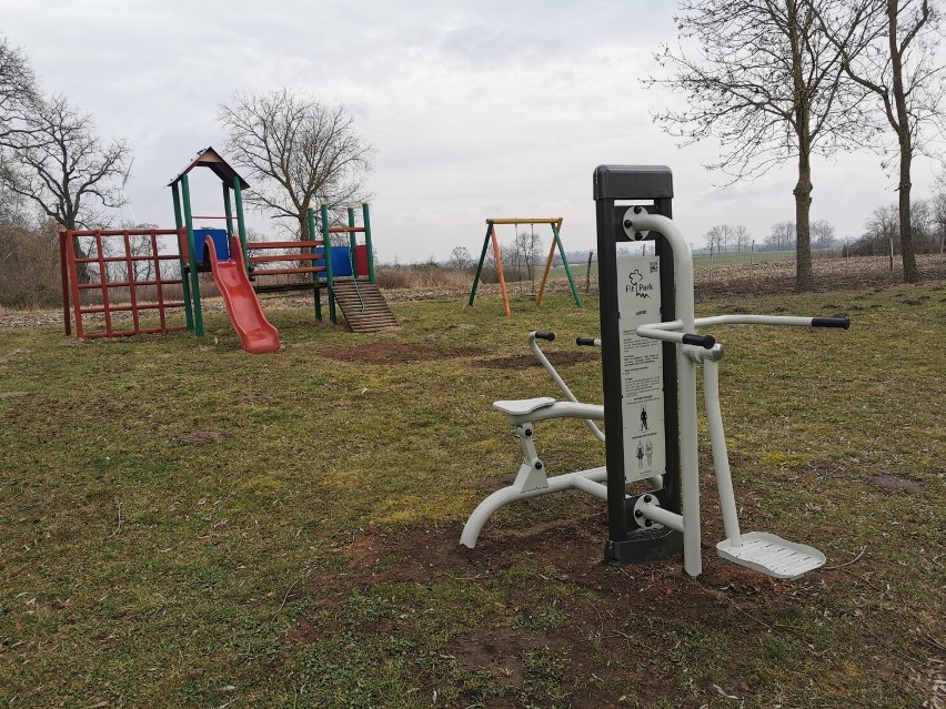 W gminie Damasławek powstała nowa siłownia zewnętrzna 