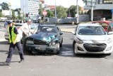 Wypadek na skrzyżowaniu ulic Sienkiewicza i Bujwida (ZDJĘCIA)