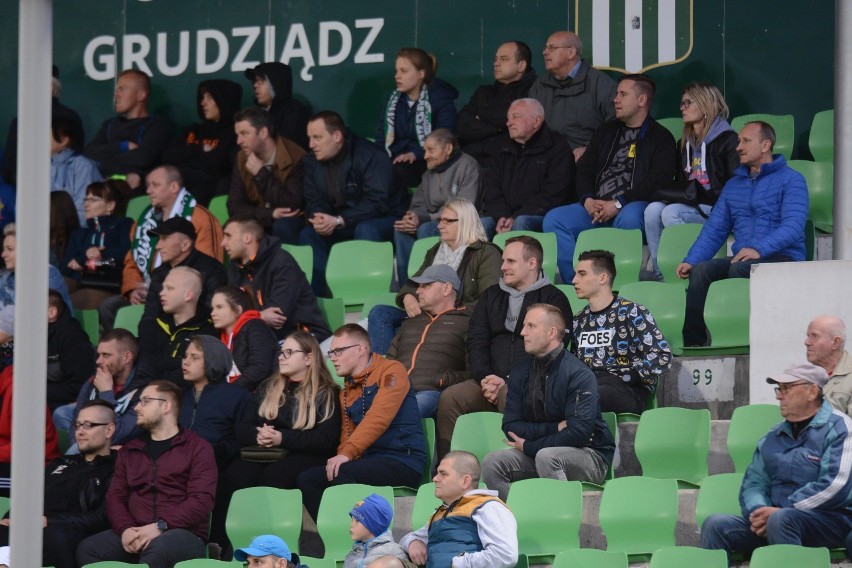 Kibice na meczu Olimpia Grudziądz - ROW Rybnik [zdjęcia]