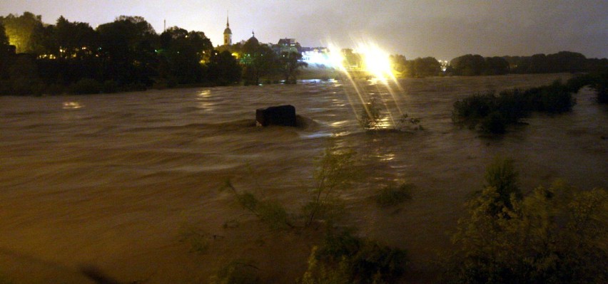 Dunajec w Nowym Sączu. Piątek godzina druga