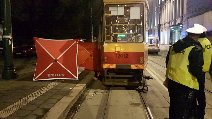 Śmiertelne potrącenie przez tramwaj na Kilińskiego w Łodzi