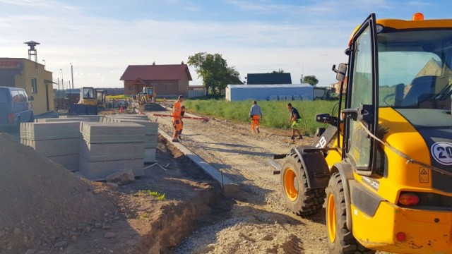 Prace w związku z przebudową drogi w Nowym Widzimiu rozpoczęto we wrześniu