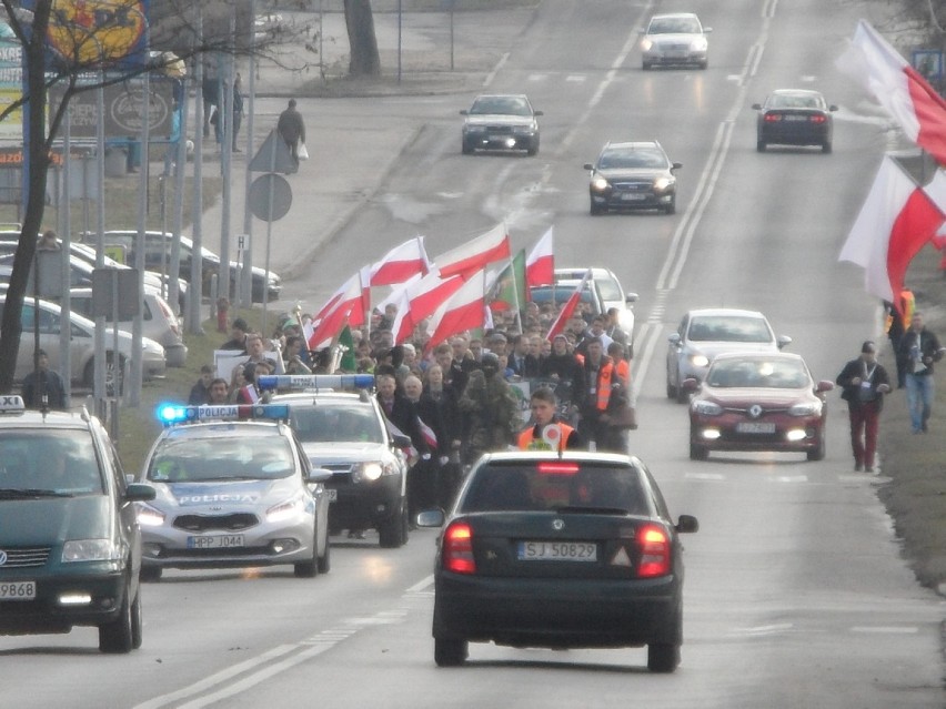 Żołnierze wyklęci Jaworzno. Marsz ulicami miasta [ZDJĘCIA]