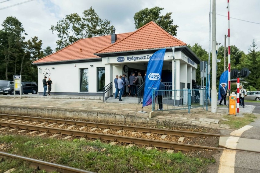 Na zdjęciu dworzec Bydgoszcz Zachód otwarcie po remoncie w...