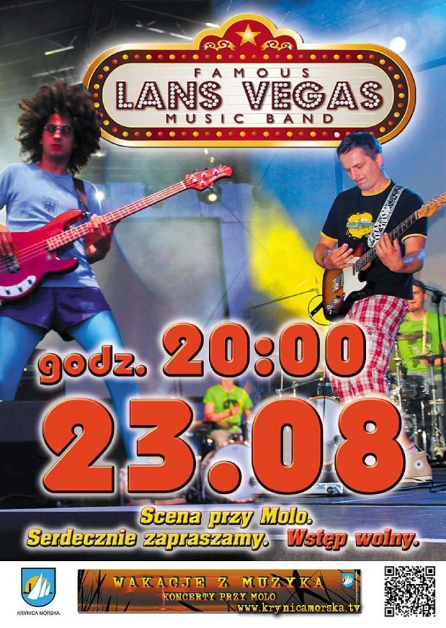 Krynica Morska. Koncert zespołu Lans Vegas