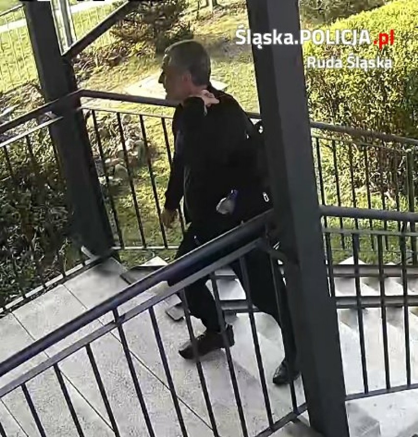 Złodziej okradł mieszkanie przy ulicy Raciborskiej w Rudzie Śląskiej! Policja publikuje wizerunek. Wtargnął do lokalu i ukradł pieniądze