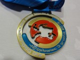 Jarosławiec: XVI Bieg Mikołajkowy - wzór medalu w 2016 roku