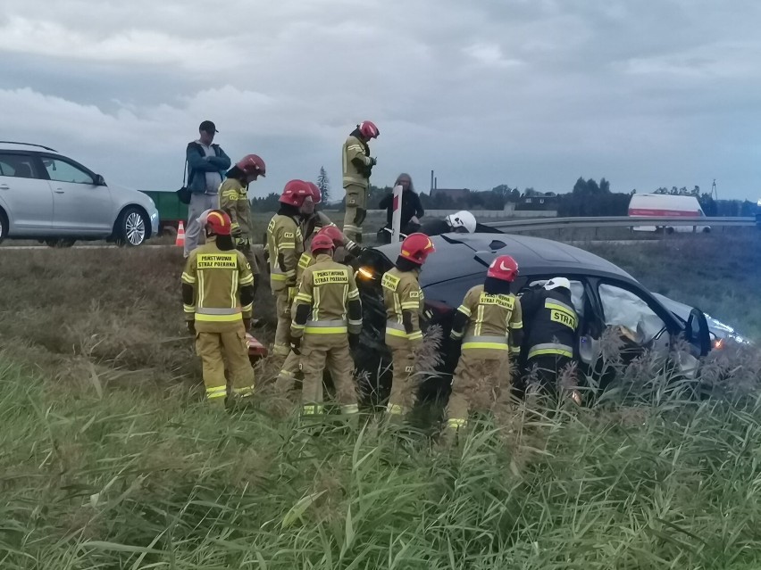 Wypadek na obwodnicy Nowych Skalmierzyc