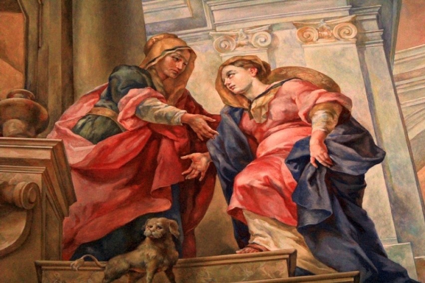 Freski w Oratorium Marianum