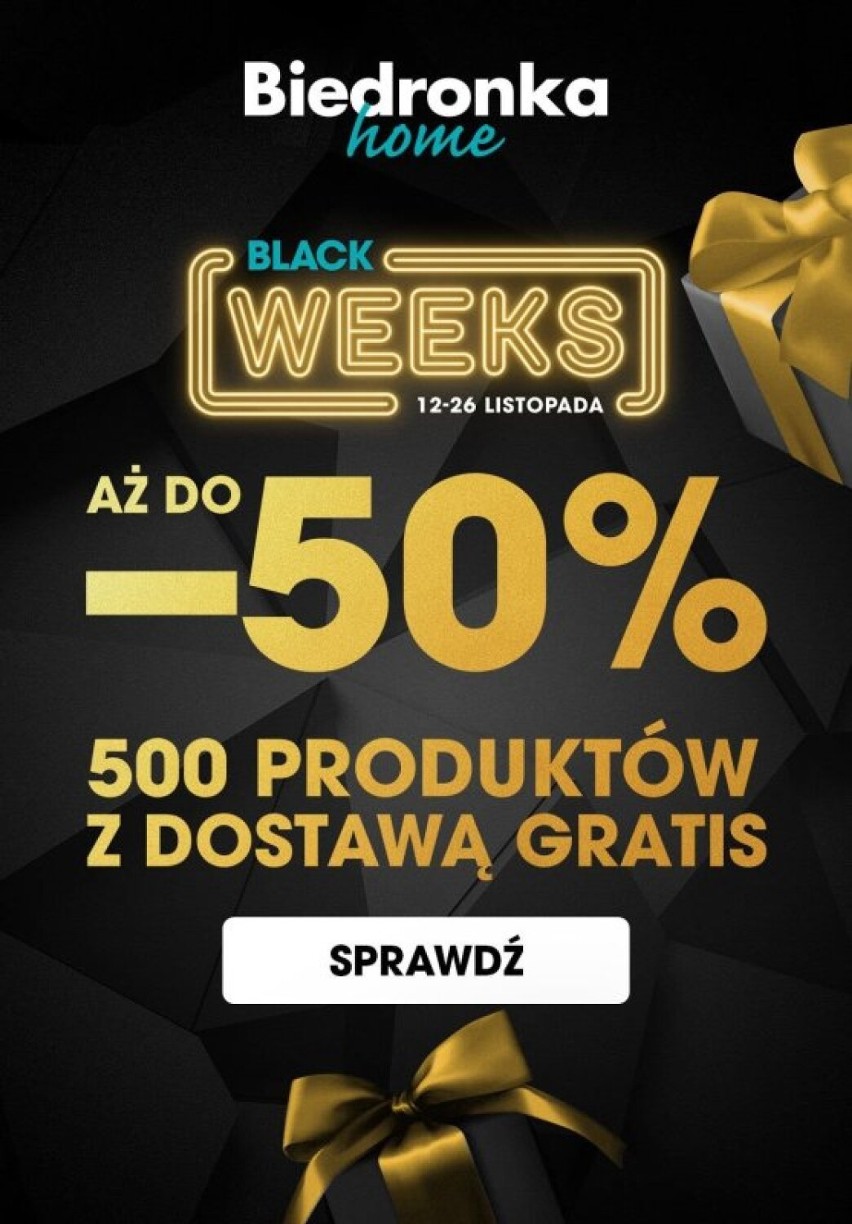 Black Week 2023 w Biedronce - GAZETKA