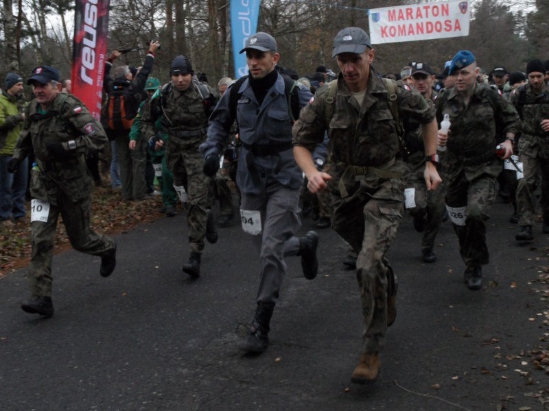 Maraton Komandosa 2012 w lublinieckim Kokotku