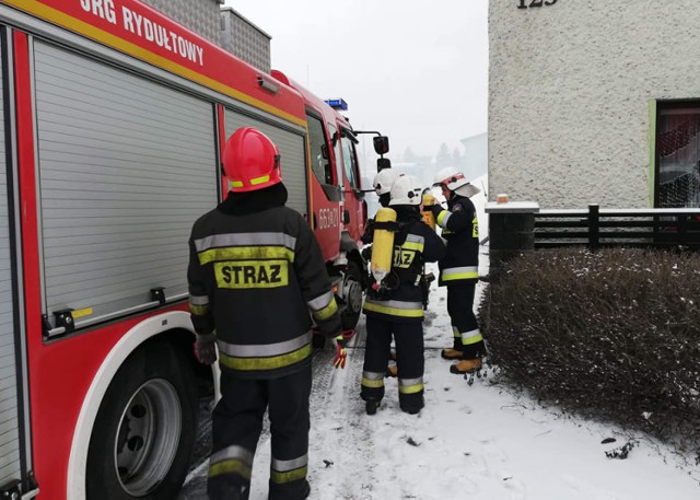 Do pożaru doszło przy ul. Rydułtowskiej