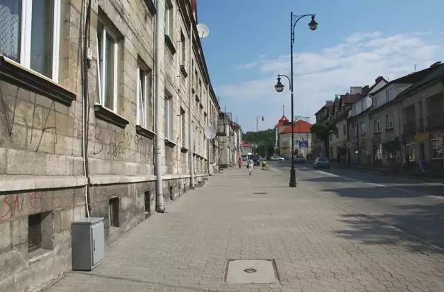 Ulica Legionistów w Pińczowie