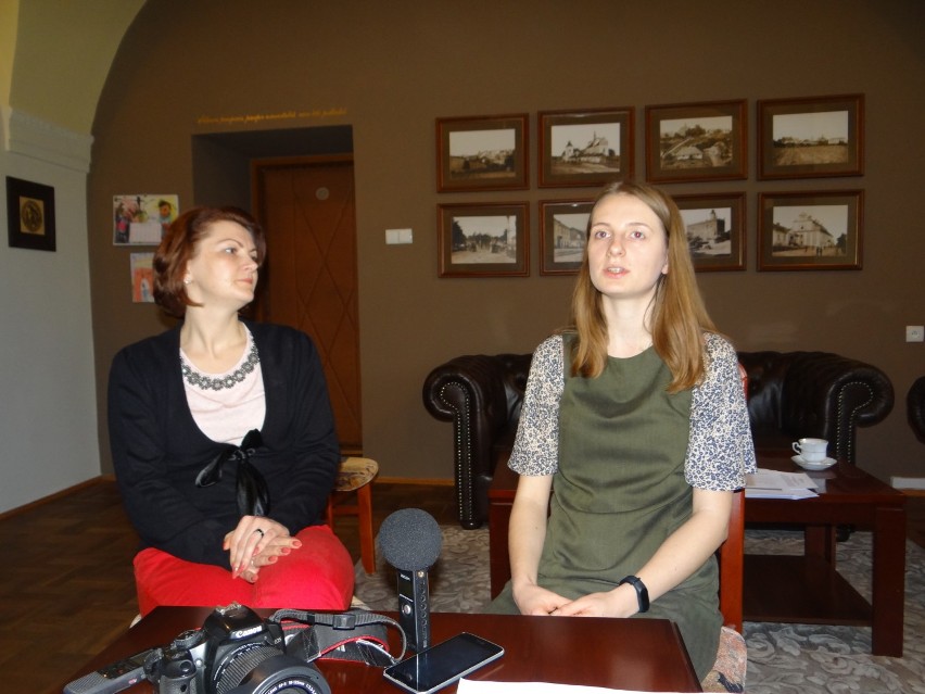Przedstawicielki partnerskiego miasta Ostroga na Ukrainie w Sandomierzu. Uczą się, jak dbać o turystów i promować miasto