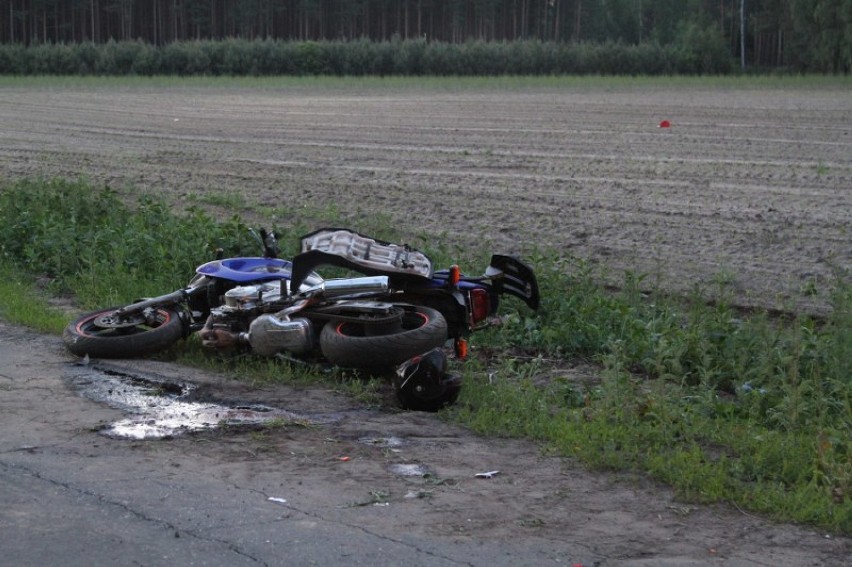 Tragiczny wypadek w Borui - Nie żyje 39 - letni motocyklista