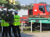 Wypadek na przejeździe kolejowym w Pile