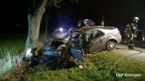 Kroczyce: Wypadek na DK 78. Auto wjechało w drzewo [ZDJĘCIA]