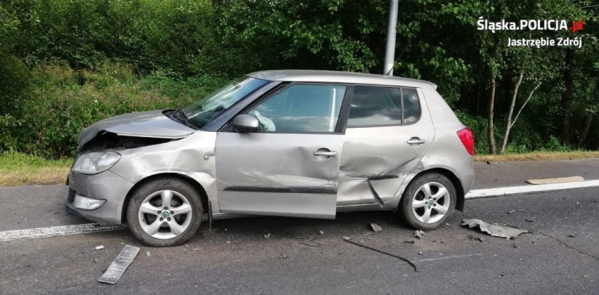 Poniedziałkowy wypadek na Cieszyńskiej w Jastrzębiu był już...