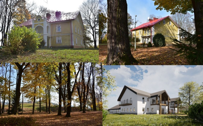 Gmina Wojaszówka kupiła zabytkowy park z dworem w Łękach Strzyżowskich. Planuje jego rewitalizację i budowę domu seniora [ZDJĘCIA]