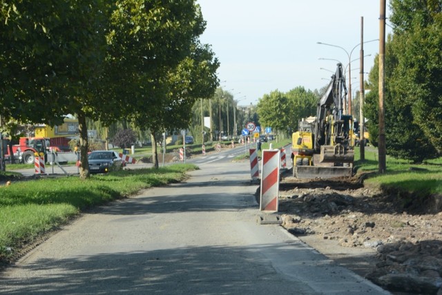 Przebudowa ulicy Kasprzaka potrwa do połowy listopada tego roku