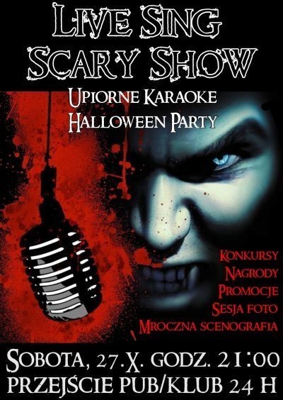 LIVE SING SCARY SHOW – HALLOWEEN PARTY vol. 2

Podczas LIVE...